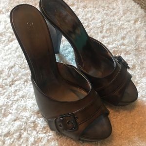 Guess High Heel - Brown leather, Size 8M